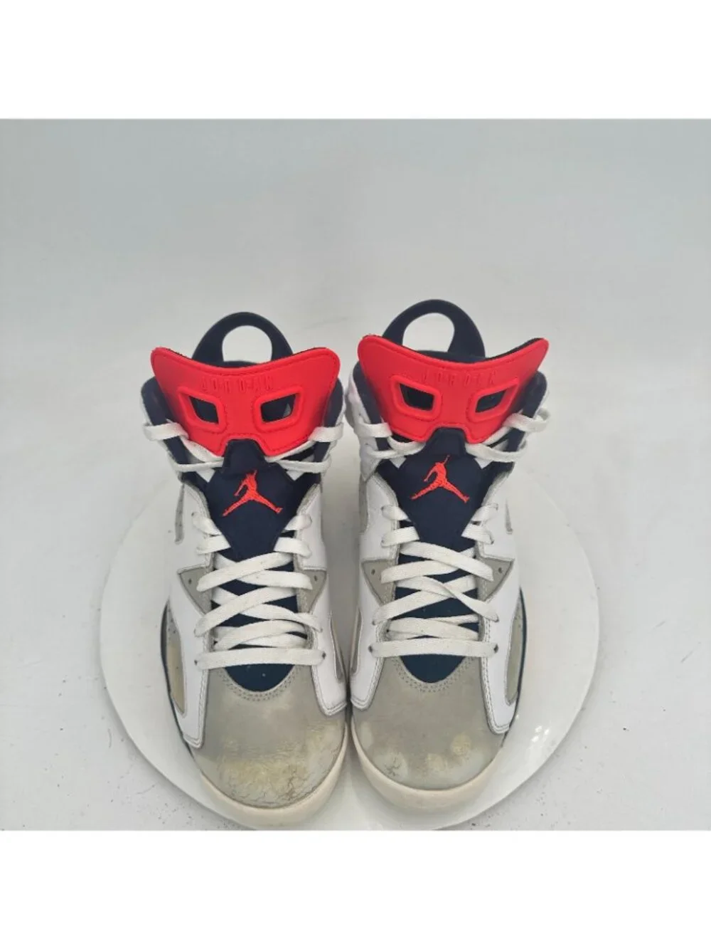 Nike Air Jordan VI 6 retro Men Size 8.5 38466 Tinker White Infrared Shoes